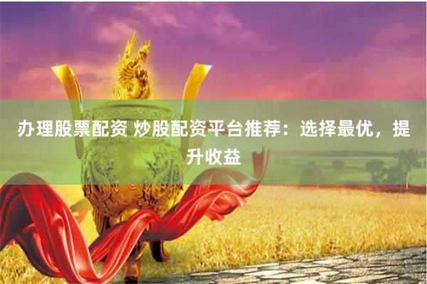 办理股票配资 炒股配资平台推荐：选择最优，提升收益