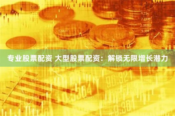 专业股票配资 大型股票配资：解锁无限增长潜力